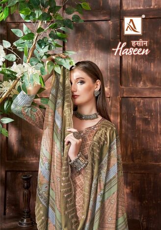 ALOK SUITS HASEEN DIGITAL PAKISTANI PRINT SUITS SUPPLIER SURAT