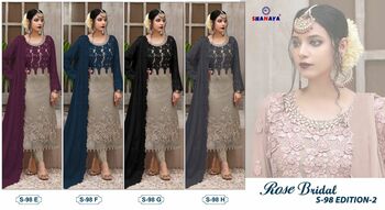 SHANAYA ROSE BRIDAL S 98 EDITION 2 PAKISTANI SUITS CATALOGUE