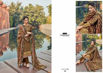 SHAHNAZ ARTS GULSHAN VOL 6 SABYASACHI STYLE PASHMINA WINTER SUITS CATALOGUE