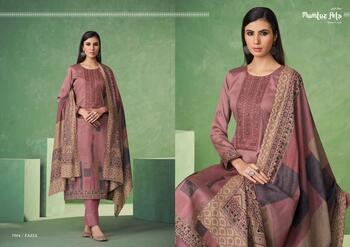 MUMTAZ ARTS FAZIA JAM SATIN DIGITAL PRINTED SUITS SURAT SUPPLIER