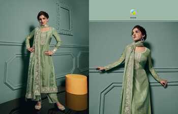 VINAY KASEESH SAANVI DOLA THREAD EMBROIDERED SUITS AT SURAT