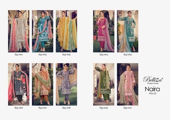 BELLIZA NAIRA VOL 23 COTTON  DIGITAL PRINT SALWAR SUITS DISTRIBUTOR IN SURAT