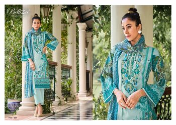 BELLIZA NAIRA VOL 2 COTTON DIGITAL PRINTED EMBROIDERY SUITS NEW CATALOGUE