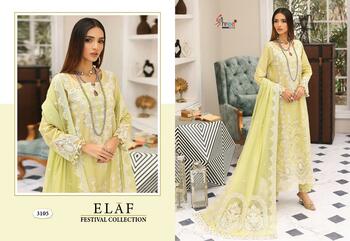 SHREE FABS ELAF FESTIVAL COLLECTION COTTON EMBROIDERY SUITS AT SURAT