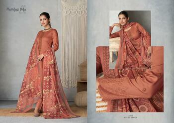 MUMTAZ ARTS ROYAL AFFAIR JAM SATIN SALWAR SUITS NEW CATALOGUE