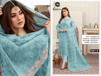 VS FASHION D.NO 1061 PAKISTANI GEORGETTE SUITS