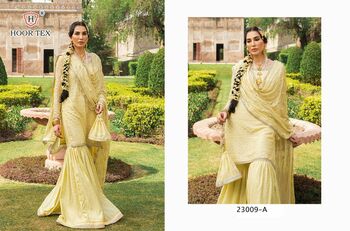 HOORTEX  23009 A TO E GEORGETTE PAKISTANI SUITS