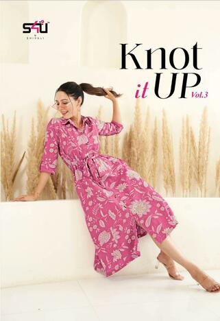 S4U KNOT IT UP VOL 3 COTTON PRINTED KURTIS ONLINE SUPPLIER SURAT