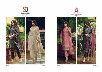 SHRADDHA DESIGNER BIN SAEED LAWN COLLECTION VOL 4 READYMADE PAKISTANI SUITS WHOLESALE