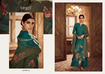 KARACHI PRINTS KAINAAT MUSLIN SILK DIGITAL PRINTED SUITS NEW COLLECTION