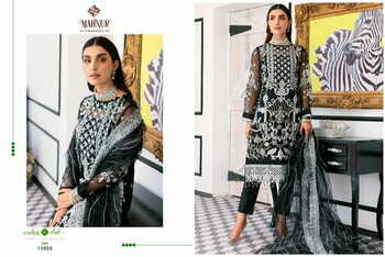 MAHNUR FASHION MAHNUR VOL 11 GEORGETTE PAKISTANI SUITS AT SURAT