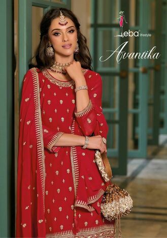 EBA LIFESTYLE AVANTIKA HEAVY EMBROIDERY SUITS SUPPLIER SURAT