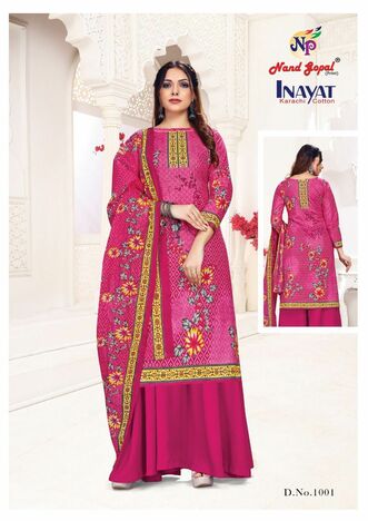 NAND GOPAL INAYAT COTTON KARACHI SUITS MANUFACTURER JETPUR