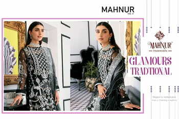 MAHNUR FASHION MAHNUR VOL 11 GEORGETTE PAKISTANI SUITS AT SURAT