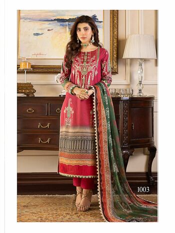 MUMTAZ FAB NUREH CAMBRIC COTTON KARACHI SUITS COLLECTION 2023