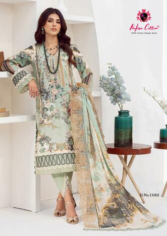 NAFISA COTTON SAHIL VOL 11 COTTON KARACHI SUITS WHOLESALER SURAT