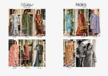 BELLIZA NAIRA VOL 5 READYMADE COTTON DIGITAL PRINTED SUITS SURAT