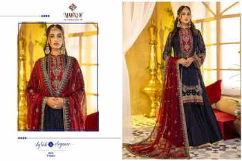 MAHNUR FASHION MAHNUR VOL 11 GEORGETTE PAKISTANI SUITS AT SURAT