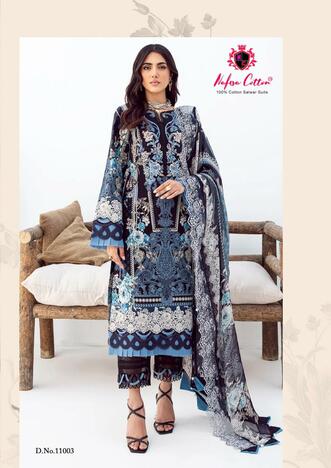 NAFISA COTTON SAHIL VOL 11 COTTON KARACHI SUITS WHOLESALER SURAT