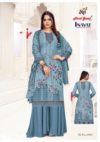 NAND GOPAL INAYAT COTTON KARACHI SUITS MANUFACTURER JETPUR