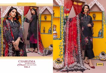 SHREE FABS CHARIZMA SIGNATURE CHUNRI COLLECTION VOL 3 2322 TO 2328 SERIES PAKISTANI SUITS