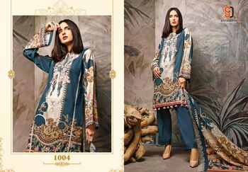 SHRADDHA DESIGNER MARJJAN REMIX LAWN COTTON PAKISTANI SUITS CATALOGUE