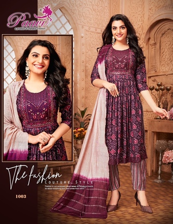 PAAVI VANAYA VOL 3 READYMADE NYRA CUT KURTIS DISTRIBUTOR IN SURAT 