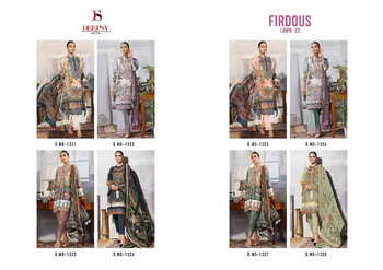 DEEPSY FIRDOUS LAWN VOL 22 PAKISTANI SUITS LATEST CATALOGUE 2022