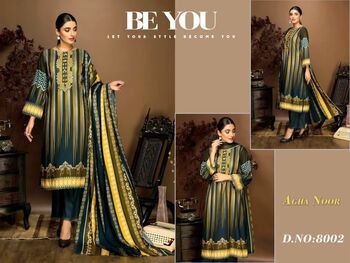 AGHA NOOR VOL 8 LUXURY LAWN COLLECTION PAKISTANI KARACHI SUITS