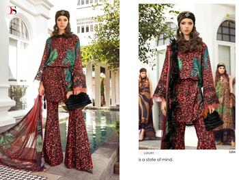 DEEPSY MARIA B M PRINT 5 PAKISTANI SUITS WHOLESALER IN SURAT