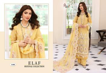 SHREE FABS ELAF FESTIVAL COLLECTION COTTON EMBROIDERY SUITS AT SURAT