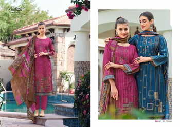 BELLIZA SHAHEENA COTTON DIGITAL PRINT EMBROIDERY SUITS BEST PRICE