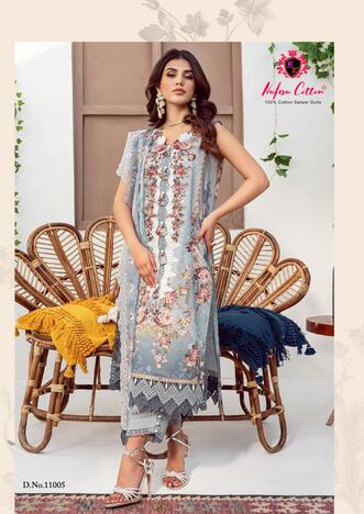 NAFISA COTTON SAHIL VOL 11 COTTON KARACHI SUITS WHOLESALER SURAT