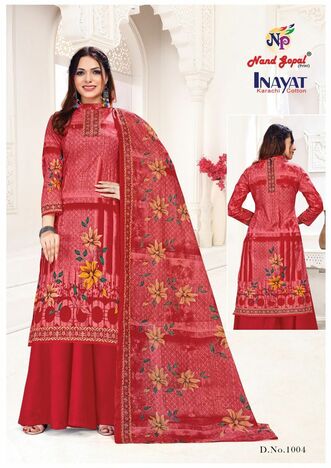 NAND GOPAL INAYAT COTTON KARACHI SUITS MANUFACTURER JETPUR