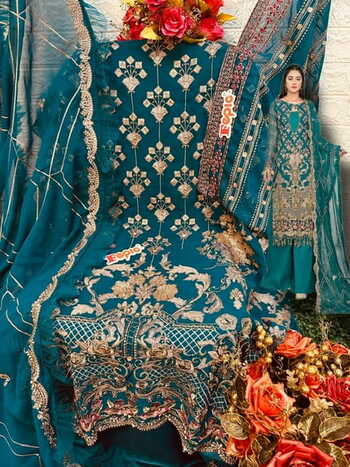 FEPIC ROSEMEEN 5238 SERIES GEORGETTE EMBOIRDERY PAKISTANI SUITS