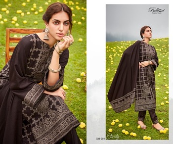 BELLIZA KUDRAT PASHMINA SALWAR SUITS LATEST CATALOGUE IN SURAT