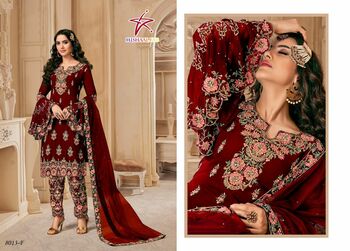 MISHAAL FAB D.NO 8013 EMBROIDERY PAKISTANI SUITS LATEST COLLCETION 2022