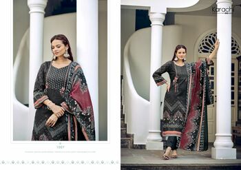 KARACHI PRINTS AZALEA LAWN DIGITAL PRINT KARACHI SUITS SUPPLIER SURAT