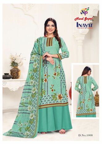 NAND GOPAL INAYAT COTTON KARACHI SUITS MANUFACTURER JETPUR