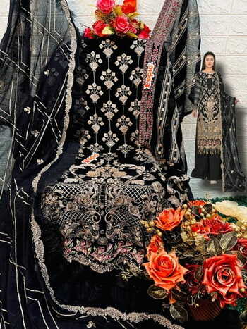 FEPIC ROSEMEEN 5238 SERIES GEORGETTE EMBOIRDERY PAKISTANI SUITS