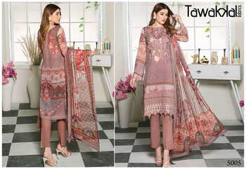 TAWAKKAL OPULENCE LUXURY COTTON VOl 5 PAKISTANI SUITS WHOLESALE