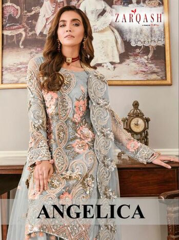 ZARQASH ANGELICA DN 2055 PAKISTANI SUITS WHOLESALE