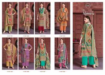 HARSHIT ALMIRA PURE PASHMINA WINTER SUITS CATALOGUE