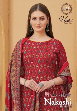 ALOK SUIT NAKASHI EDITION 2 PASHMINA SALWAR SUITS DISTRIBUTOR IN SURAT