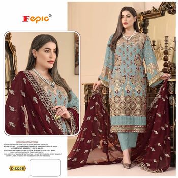 FEPIC ROSEMEEN D 5229 COLOURS GEORGETTE PAKISTANI SUITS SURAT