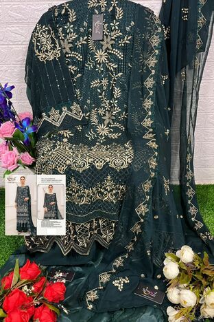 RINAZ FASHION 1387 FOX GEORGETTE SALWAR KAMEEZ LATEST CATALOGUE