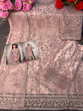 VIPUL GLITZ VOL 3 BUTTERFLY NET PAKISTANI SALWAR SUITS