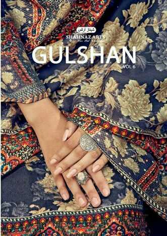 SHAHNAZ ARTS GULSHAN VOL 6 SABYASACHI STYLE PASHMINA WINTER SUITS CATALOGUE