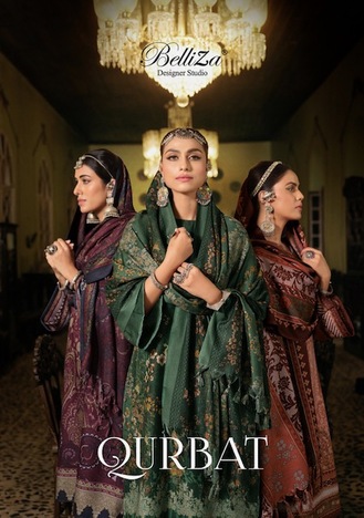 BELLIZA DESIGNER STUDIO QURBAT WINTER SUITS SUPPLIER IN SURAT