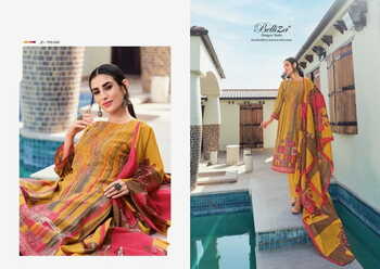 BELLIZA SHAHEENA COTTON DIGITAL PRINT EMBROIDERY SUITS BEST PRICE